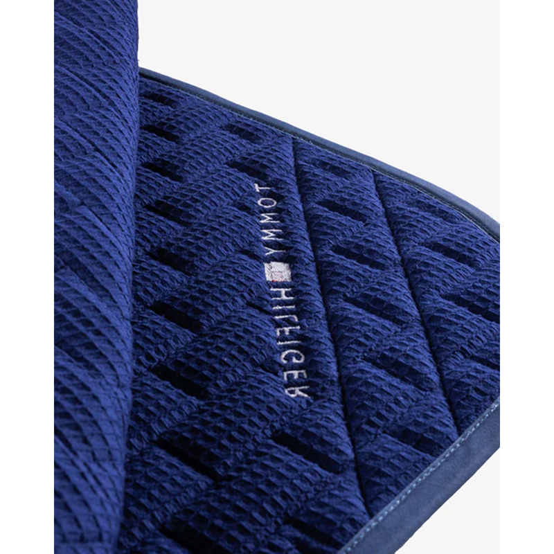 Tommy Hilfiger Global Stripe Dressage Saddlepad - Blue Coast-2